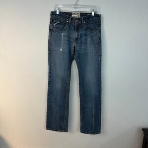 Ariat straight fit m5 straight leg denim jeans 31/34 western workwear pants